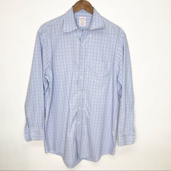 Brooks Brothers Madison Original Polo Blue Shirt - Picture 1 of 8